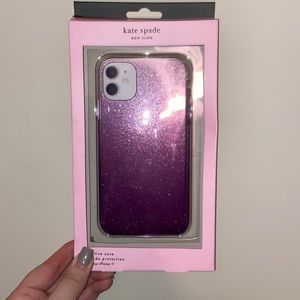 KATE SPADE PHONE CASE PURPLE OMBRÉ